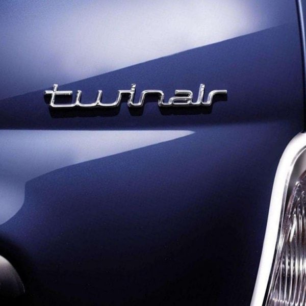 フィアット 純正 FIAT 500 500C チンクエチェント 312型 リアエンブレム ツインエア ロゴ トランクリッドバッジ TWIN AIR 735551107|FIAT|IMPORT BRAN