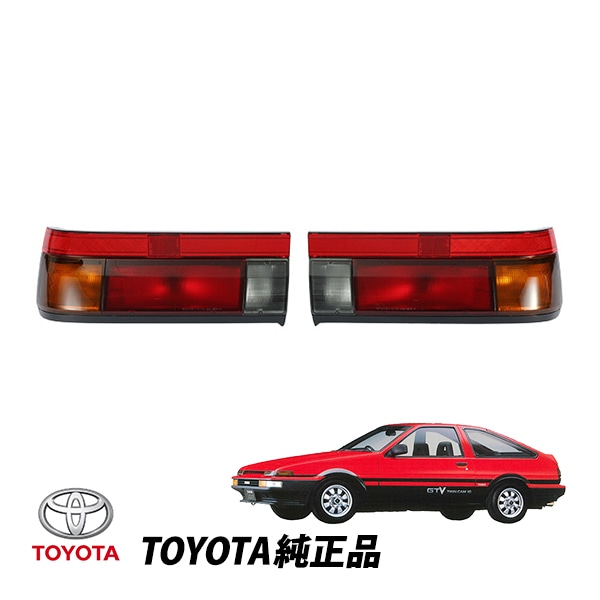 トヨタ 純正 スプリンタートレノ AE86 初代86 ハチロク テールランプ 左右セット 81550-1A291 81560-1A291 815501A291 815601A291 リアコンビネーションランプ