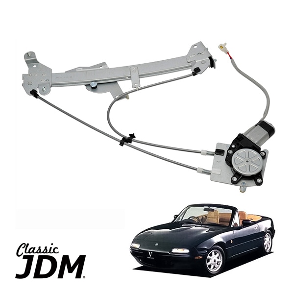 マツダ ロードスター NA系 NA6CE NA8C パワーウィンドウ レギュレーター モーター付き 運転席側 右側 8621003810 NA0258560C　　|MAZDA|JPN BRAND