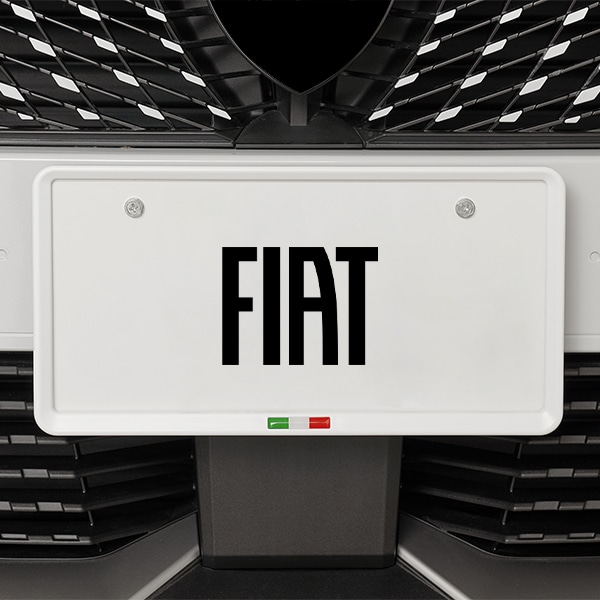 イタリア国旗 ナンバープレートフレーム 前後セット マットホワイト フィアット FIAT 500 500X 500e プント パンダ ドブロ 新基準対応　　|FIAT|IMPORT BRAND