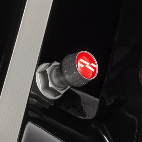 BMW MINI 純正 エア バルブ キャップ タイヤ バルブキャップ 4個セット ミニ F54 F55 F56 JCW ロゴ入り レッド 36115A96C26