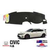 【SHEVRON 正規品】ホンダ HONDA シビック ハッチバック タイプR FL系 令和3年9月-現行 FL1 FL4 FL5 ダッシュマット ダッシュボードカバー 紫外線 映り込み防止 ダッシュカバー ブラック シェブロン オーストラリア製