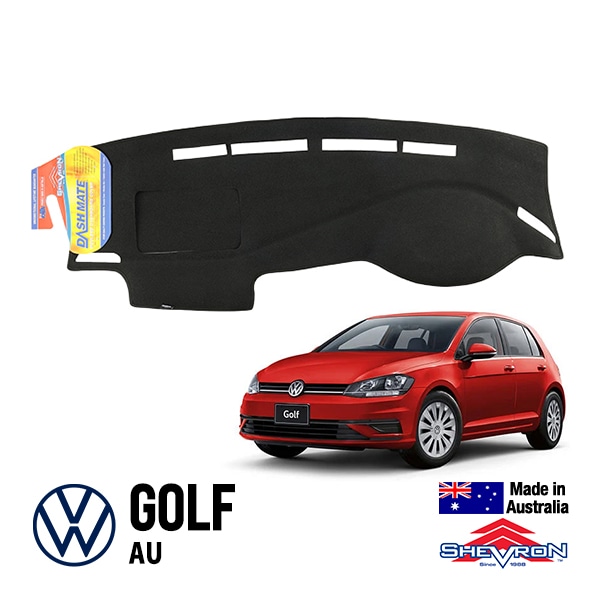 【SHEVRON 正規品】 ダッシュマット ダッシュボードカバー 紫外線 映り込み防止 ダッシュカバー ブラック フォルクスワーゲン ゴルフ 7 AU シェブロン オーストラリア製