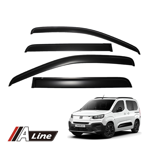 A-LINE 正規品 フィアット ドブロ  K9 FIAT DOBLO ドアバイザースモーク サイドバイザー 前後左右セット|FIAT|IMPORT BRAND
