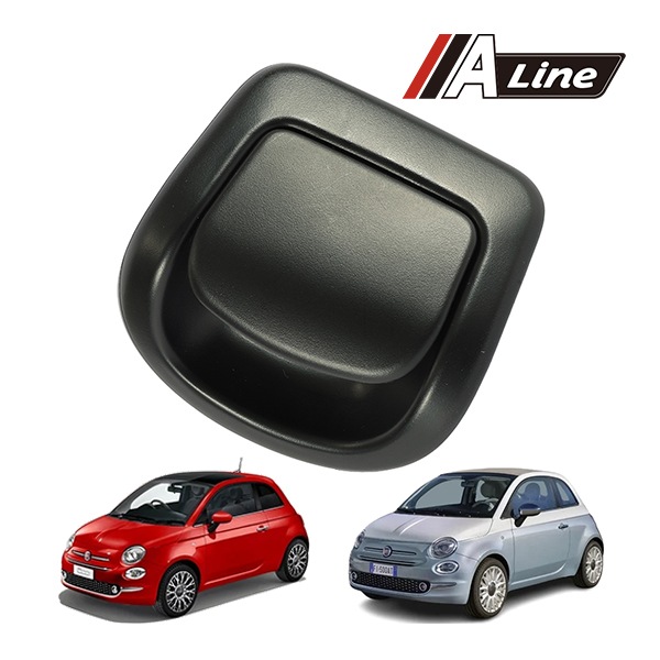 A-LINE 正規品 フィアット FIAT 500 500C チンクエチェント 312型 シートハンドル フロント左 ブラック リクライニングハンドル 71752325