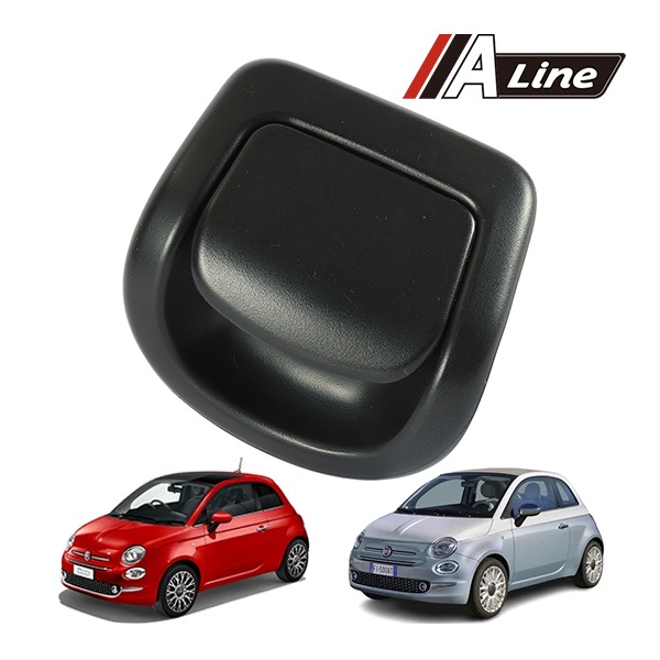 A-LINE 正規品 フィアット FIAT 500 500C チンクエチェント 312型 シートハンドル フロント右 ブラック リクライニングハンドル 71752326