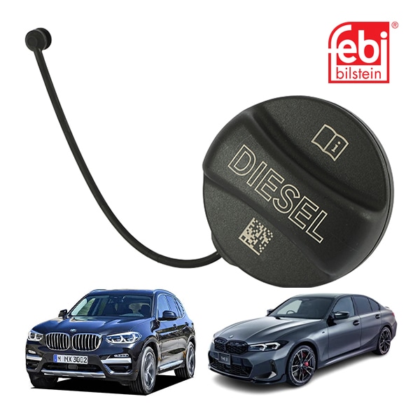 【Febi Bilstein 正規品】 BMW ３シリーズ G20 X3 G01 2.0L フューエルキャップ ディーゼル 落下防止ストラップ付 ガソリンキャップ 燃料フィラーキャップ フェビ ビルシュタイン 純正OEM 16117193381