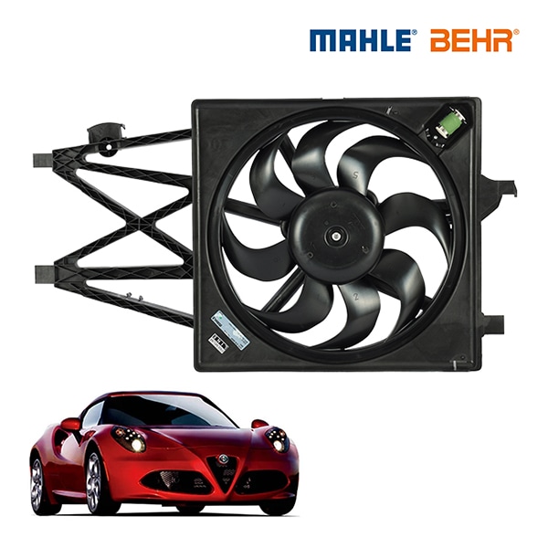【MAHLE BEHR 正規品】 アルファロメオ ALFA ROMEO 4C 1.8L 2014年7月 2020年4月 ラジエーター ラジエター 電動 ファン モーター 50514469 50532837
