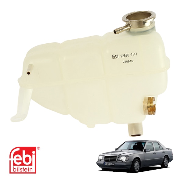 【Febi Bilstein】正規品 メルセデスベンツ W124 S124 C124 A124 E220 E280 E320 Eクラス 3.2L フェビ製 ラジエーターサブタンク リザーブタンク サブタンク 1245001349