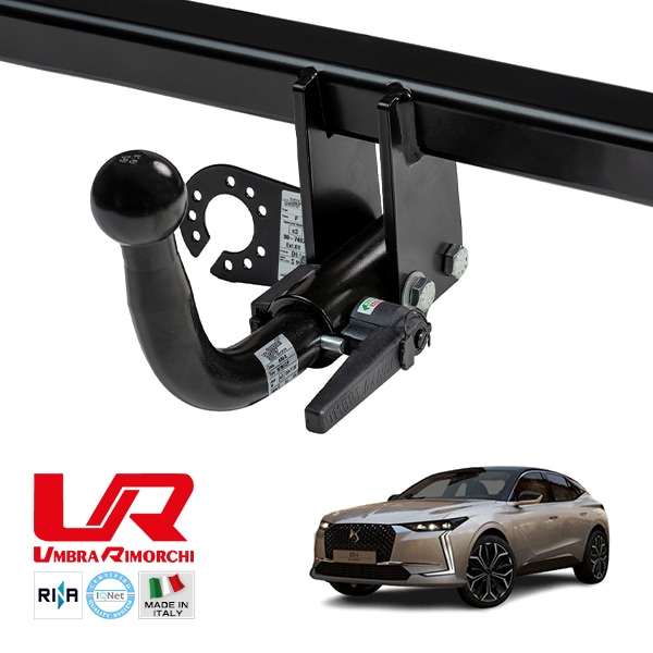 【UMBRA RIMORCHI 正規品】 DS DS4 D41 着脱式スワンネック ヒッチメンバー 牽引能力 1964kg トウバー ウンブラ リモルキ イタリア製