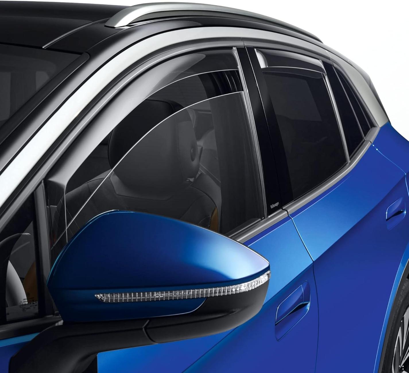 フォルクスワーゲン 純正 VW ID.4 E21型 ライト プロ フロントドアバイザー ウィンドウバイザー フロント 左右2枚セット 11A072193