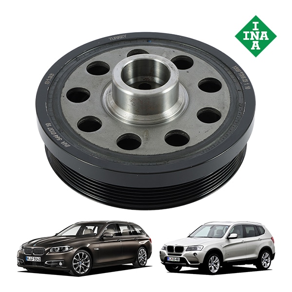 【INA 正規品】 BMW 5シリーズ F11 523d MX20 X3シリーズ F25 20d N47 直4ディーゼル 2.0L クランク プーリー 11238512072 11237799153