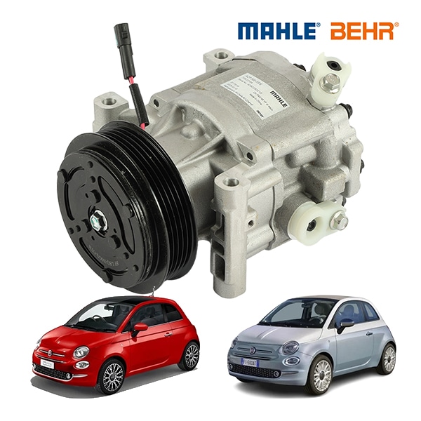 【MAHLE 正規品】 フィアット FIAT 500 チンクエチェント 500C 312型 1.2L エアコンコンプレッサー ACコンプレッサー マーレ 51747318