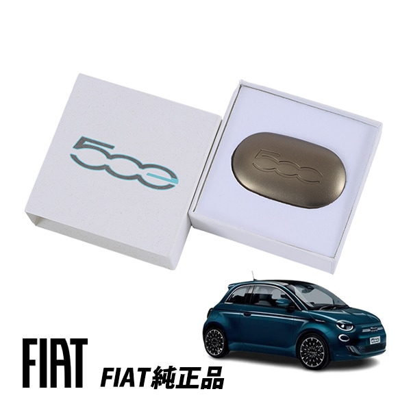 フィアット 純正 キーカバー キーフォブ BRASS 真鍮カラー FIAT 500e FA チンクエチェントイー 50290421　
