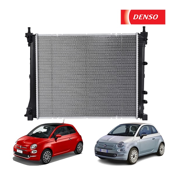 【DENSO 正規品】 フィアット FIAT 500 500C 0.9L 1.4L 312型 チンクエチェント デンソー製 ラジエーター ラジエター  51785398 51935189
