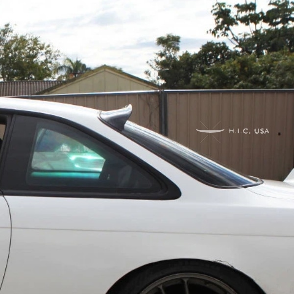 【H.I.C 正規品】 日産 シルビア S14 前期 J's Q's K's SILVIA リアルーフバイザー ダストガード スモーク リアバイザー ウイング スポイラー