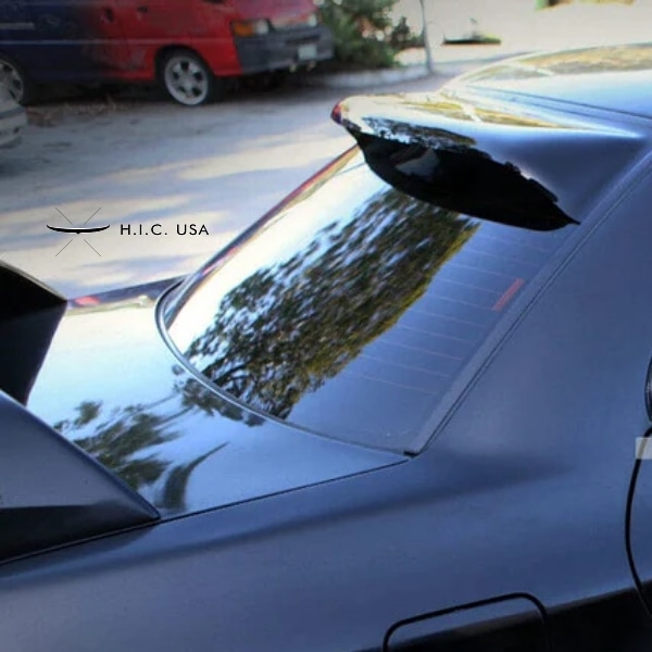 【H.I.C 正規品】 スバル インプレッサ WRX STi GC8 IMPREZA リアルーフバイザー ダストガード スモーク リアバイザー ウイング スポイラー