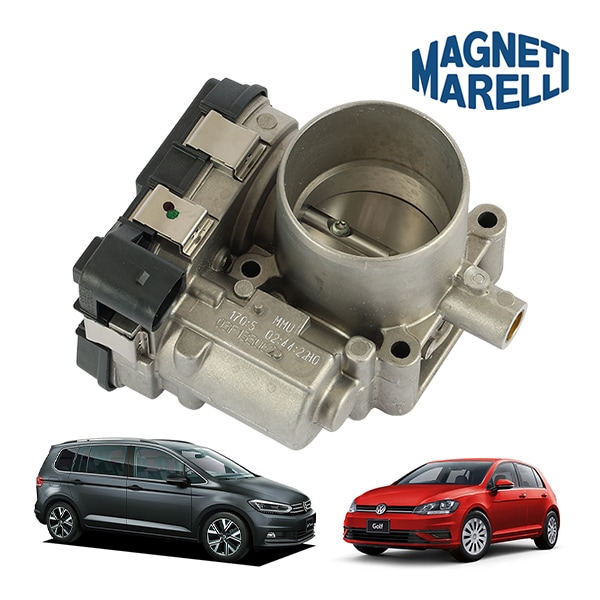 【MAGNETI MARELLI 正規品】 ワーゲン VW ゴルフトゥーラン ゴルフ6 ゴルフ7 1.2L マネッティ マレリ製 スロットルボディ ガスケット付 03F133062