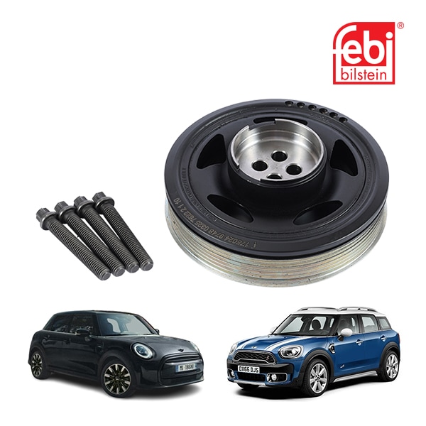 【FEBI BILLSTEIN 正規品】 BMW ミニ MINI 第3世代 F54 F55 F56 F57 F60 1.5L クランクシャフトプーリー バイブレーションダンパー フェビ ビルシュタイン 11238584913 11235A80209