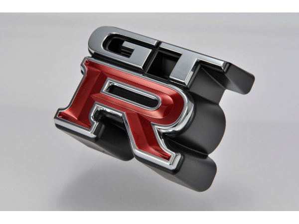 日産 純正 フロント グリルエンブレム スカイライン R34 GT-R GTR