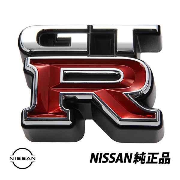 日産 純正 フロント グリルエンブレム スカイライン R34 GT-R GTR