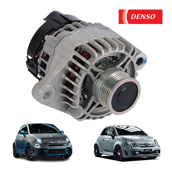 【DENSO 正規品】アバルト ABARTH 500 595 695 312型 チンクエチェント 1.4L オルタネーター ダイナモ デンソー DAN1083 51854917 52003514