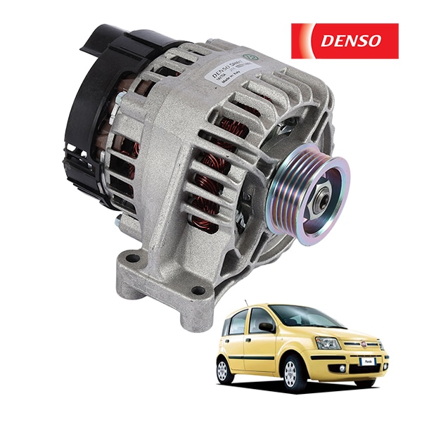 【DENSO 正規品】フィアット FIAT ニューパンダ 169型 PANDA 1.1L 1.2L 1.4L デンソー製 オルタネーター ダイナモ 70A DAN517 51714794 46542889