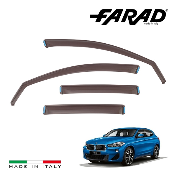 【FARAD 正規品】 BMW X2 F39型 sDrive 18i xDrive 20d ドアバイザー サイドバイザー ウインドウバイザー スモーク 前後左右 4点セット