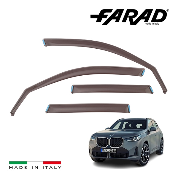 【FARAD 正規品】 BMW X3 G45型 20 xDrive 20d xDrive ドアバイザー サイドバイザー ウインドウバイザー スモーク 前後左右 4点セット