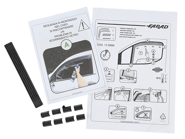 FARAD 正規品】 シトロエン ベルランゴ K9型 ドアバイザー