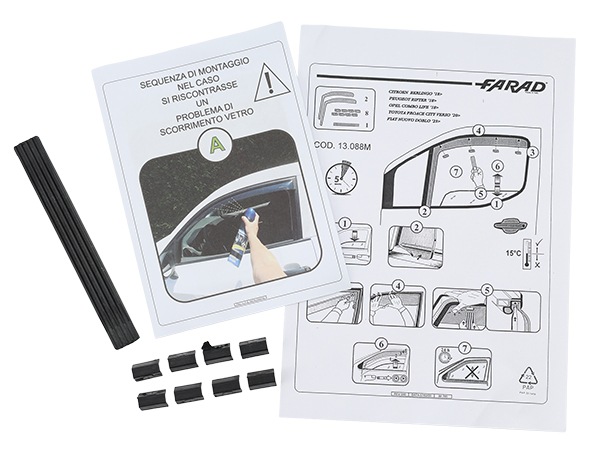 FARAD 正規品】 シトロエン ベルランゴ K9型 ドアバイザー