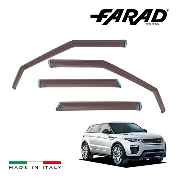【FARAD 正規品】 ランドローバー レンジローバー イヴォーク L538 LV型 ドアバイザー サイドバイザー スモーク ウインドウバイザー 前後左右セット