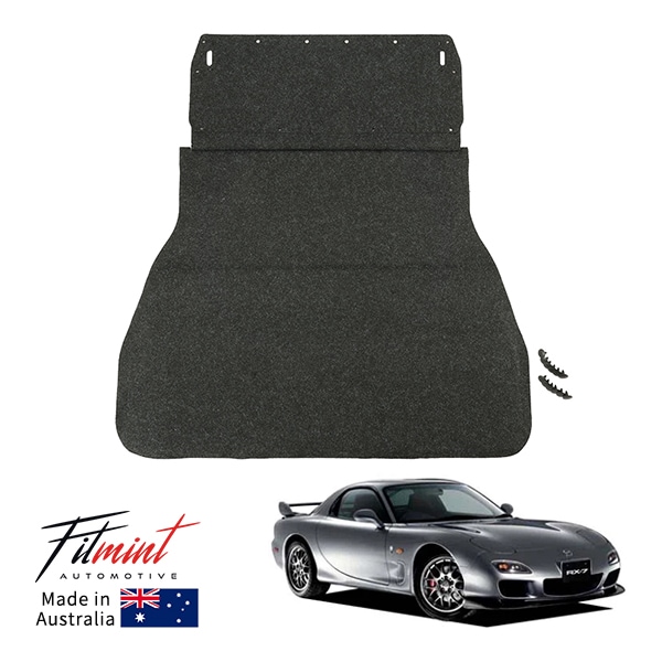 【FITMINT 正規品】 マツダ RX-7 FD3S型 4シーター スピリットR タイプR タイプRS タイプRB トランクカーペットライナー グレー 補修 交換用 フィットミント オーストラリア製 車種別専用設計 フィットミント