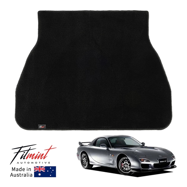 【FITMINT 正規品】 マツダ RX-7 FD3S型 4シーター スピリットR タイプR タイプRS タイプRB ラゲッジマット トランクマット ブラック 補修 交換用 オーストラリア製 車種別専用設計 フィットミント