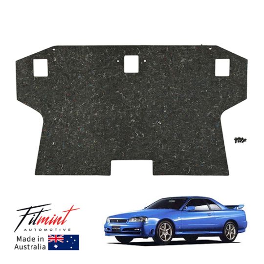 【FITMINT 正規品】 日産 スカイライン 2ドアクーペ R34 BCNR34 GT GT-R GTT リアシートバックインシュレーター 補修 交換用 オーストラリア製 車種別専用設計 フィットミント