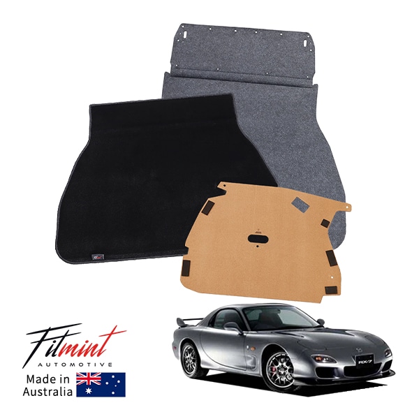 【FITMINT 正規品】 マツダ RX-7 FD3S型 スピリットR タイプR タイプRS タイプRB トランク ラゲッジ リフレッシュ セット オーストラリア製 ラゲッジトランク ボード トランクカーペット ラゲッジマット トランクマット