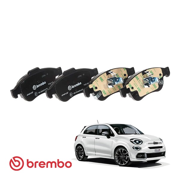 【BREMBO 正規品】 フィアット 500X 334型 1.4L チンクエチェントエックス FIAT フロント ブレーキパッドセット 左右4枚 ブレンボ プライム ECE R90 認証 P23165