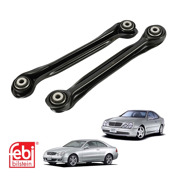【FEBI BILSTEIN 正規品】 メルセデスベンツ CLK A208 C208 W208 W209 リア ストラットアーム コントロールアーム サスペンションアーム 左右セット 17267 A2103503806