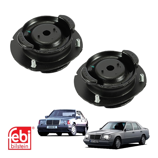 【FEBI BILSTEIN 正規品】 メルセデスベンツ ミディアムクラス Eクラス W124 フロント ストラット ショック アッパーマウント 2個セット 1台分 A1243201444 A124320144464
