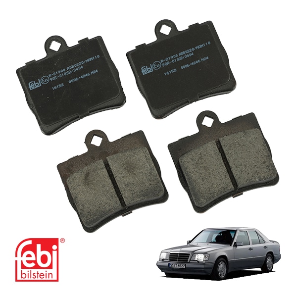 【FEBI BILSTEIN 正規品】 メルセデス ベンツ Eクラス W124 S124 2.0L 2.6L リア リヤ ブレーキパッド 4枚セット 16152 24205120