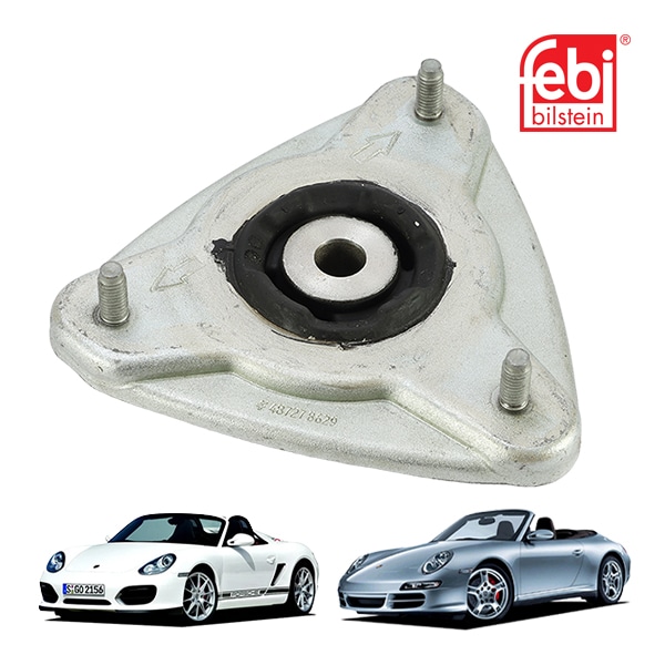 【FEBI 正規品】 ポルシェ 911 996型 997型 ボクスター 987型 フロント アッパーマウント 左右 2個セット 48727 99734301801 99634301804