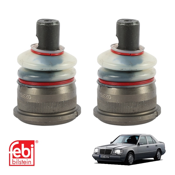 【FEBI 正規品】 メルセデス ベンツ Eクラス W124 S124 2.6L 2.8L 3.0L 3.2L フロント ボールジョイント 左右 2個セット 1243330327