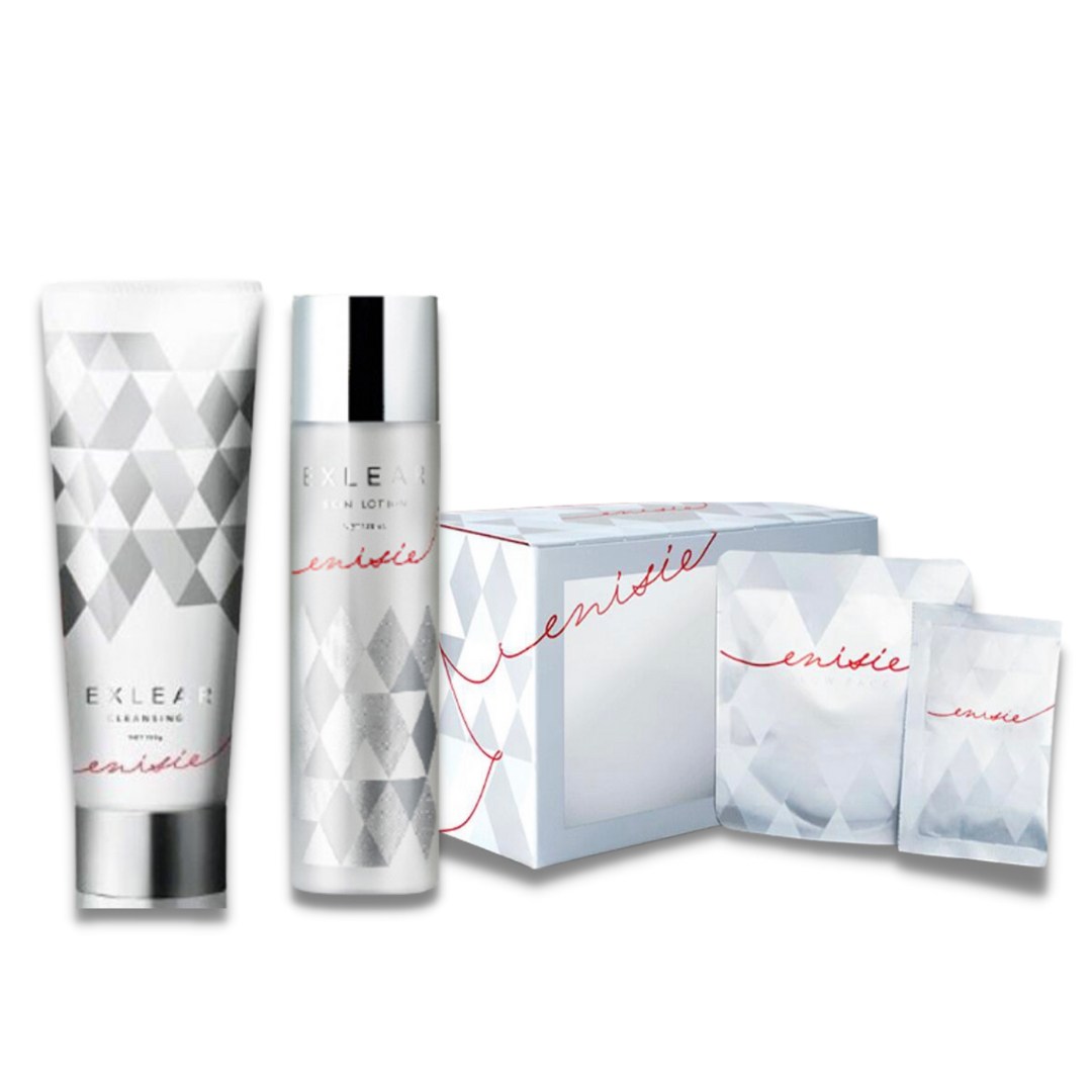 ≪エニシ―お気軽set≫炭酸ジェルパック3包＋クレンジング＋化粧