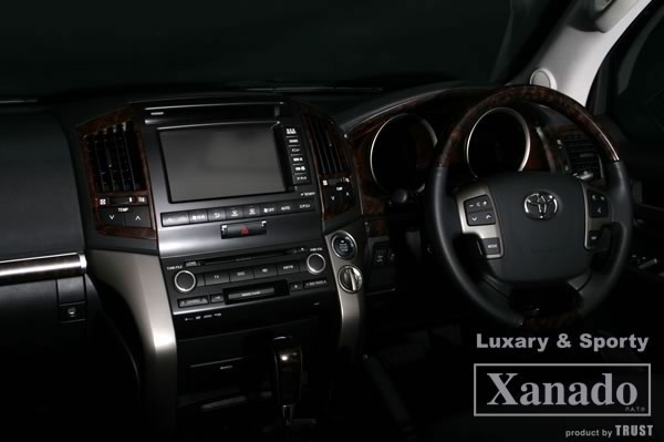 Xanadu]ランクル200系 純正交換式ウッドパーツ フルセット5点