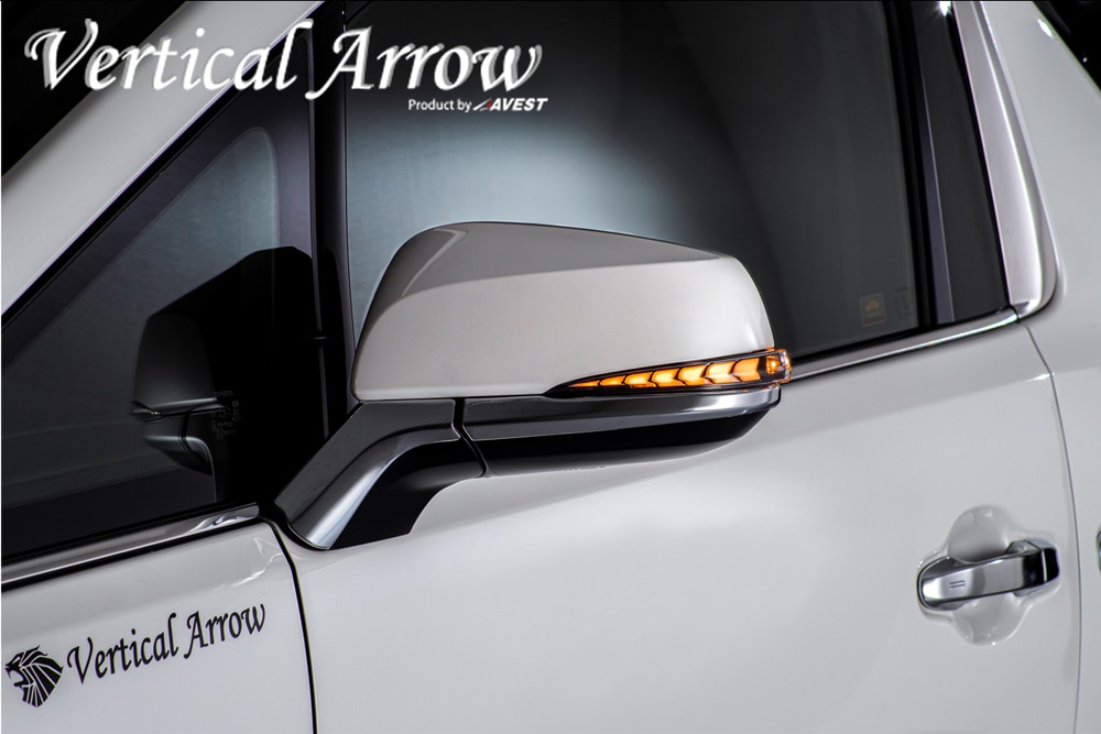 カスタム ドレスアップパーツ商品一覧,Vertical Arrowドアミラー | AVEST