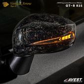 Forged Carbon Fiber Phantom Redή륦󥫡 GT-R R35 󥷥뵡ǽ ήɥߥ顼󥫡