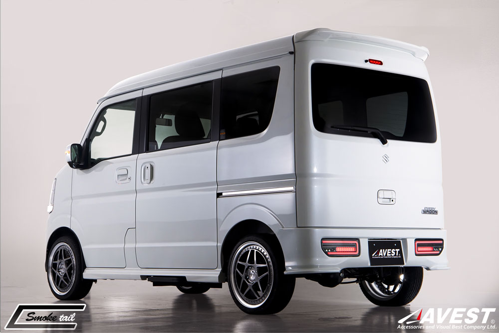 �ե�LED�������󥷥��ơ������&�ꥢ�Х�ѡ� TYPE2�å����ꥤ�若�� EVERY WAGON DA17W�å����� SUZUKI