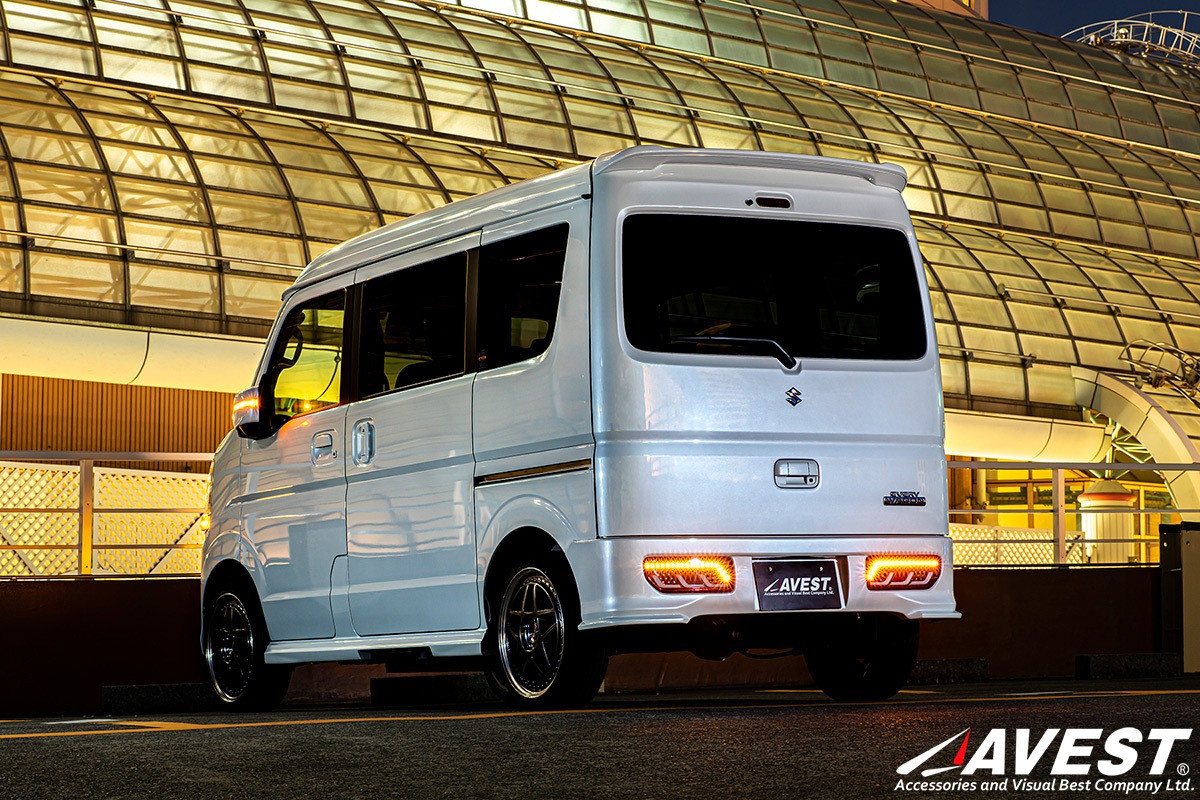 �������󥷥��LED���塼�֥ơ������&�ꥢ�Х�ѡ� TYPE1�å����ꥤ�若�� EVERY DA17W�å����� SUZUKI