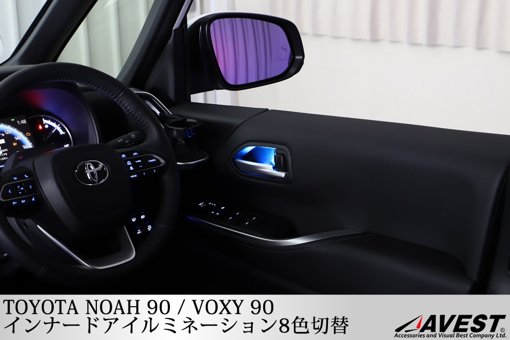 �Υ� NOAH 90�� ���������� VOXY 90 ����ʡ��ɥ�����ߥ͡������8������ �ɥ��ϥ�ɥ� LED 