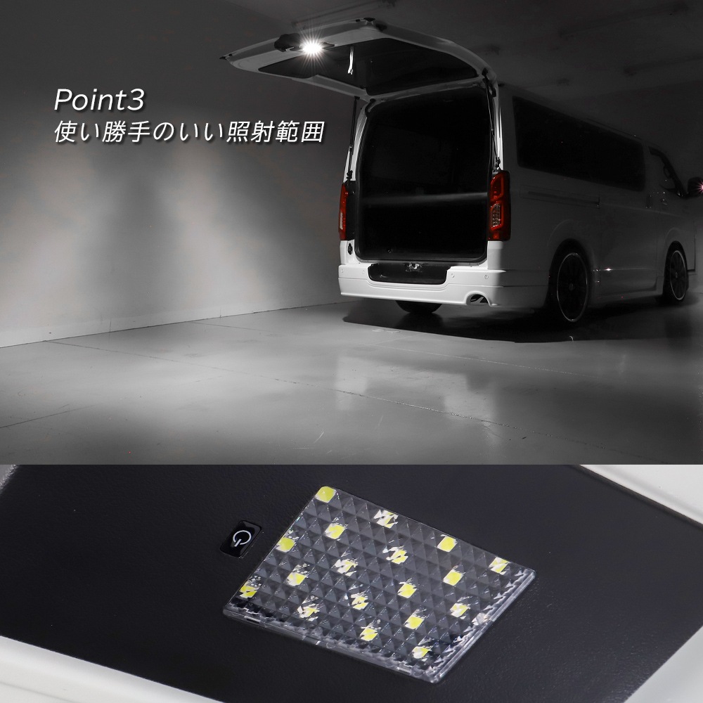 �ϥ�������200�� S-GL 4���ʹ� �饲�å�����LED�롼����� �ȥ�󥯥롼����� �饲�å����� �����߷� HIACE TOYOTA �ȥ西��1�� 2�� 3�� 4�� 5�� 6�� 7�� 8�� 9�� ����